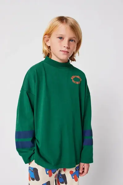 Detská bavlnená košeľa s dlhým rukávom Bobo Choses Tic Tac Toe