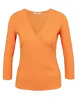 Tričká s dlhým rukávom pre ženy ORSAY - oranžová