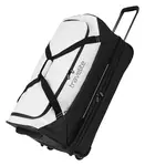 Cestovná taška na kolieskach Travelite Basics Wheeled Duffle exp. Black/white