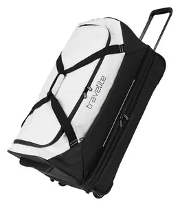 Cestovná taška na kolieskach Travelite Basics Wheeled Duffle exp. Black/white
