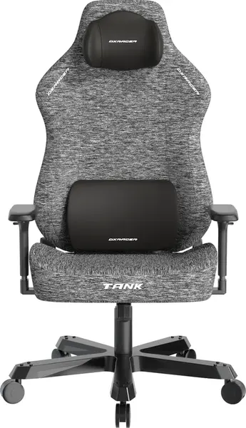 Herná stolička DXRacer TANK sivá, látková