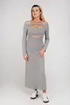 Grey pencil dress By o la la