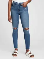 GAP Modré dámske rifle true skinny med heller dest