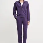 Tepláková souprava EA7 Emporio Armani dámská, fialová barva, AF13135.7W000463