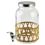 Dávkovač vody s vekom a kohútikom Affek Design Modern Kitchen 3,5 L priehľadná farba