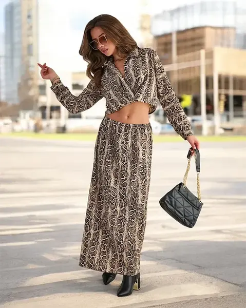 Resti Patterned Women's Set