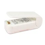 Mini Bag Sealer Handheld Heat Sealing Machine for Snack Plastic Bags - White
