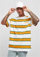 Starter Logo Striped Tee bílá/žlutá