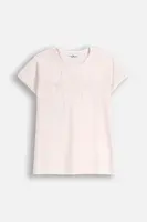 Dětské tričko Coccodrillo béžová barva, FABOLOUS GIRL JUNIOR