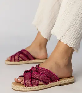 Gemre Ružové šľapky espadrilky Berunda