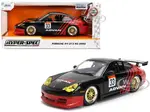 Porsche 911 GT3 RS (996) 33 "ADVAN" Black and Red "Hyper-Spec" Series 1/24 Diecast Model Car by Jada