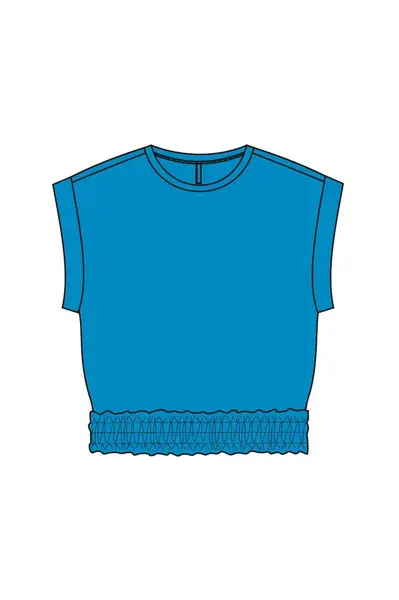 Marisse Women's T-Shirt L-Ts-4090 Fresh Blue