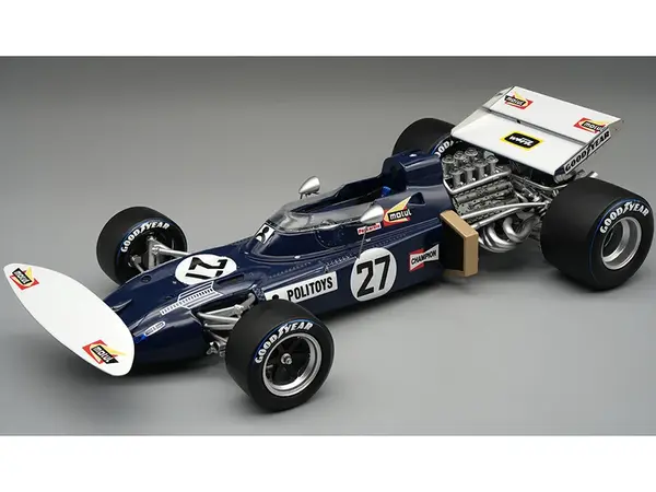 March 711 27 Henri Pescarolo Formula One F1 "Spanish GP" (1971) "Mythos Series" Limited Edition to 65 pieces Worldwide 1/18 Model Car by Tecnomodel
