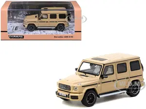 Mercedes-AMG G 63 Brown "Road64" Series 1/64 Diecast Model Car by Tarmac Works