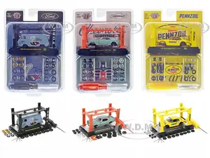 Model Kit 3 piece Car Set Release 64 Limited Edition to 9600 pieces Worldwide 1/64 Diecast Model Cars by M2 Machines