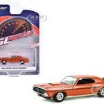 1969 Mercury Cougar Eliminator Competition Orange with Black Stripes "GreenLight Muscle" Series 28 1/64 Diecast Model Car by Greenlight