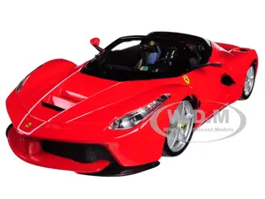 Ferrari LaFerrari F70 Aperta Red 1/24 Diecast Model Car by Bburago