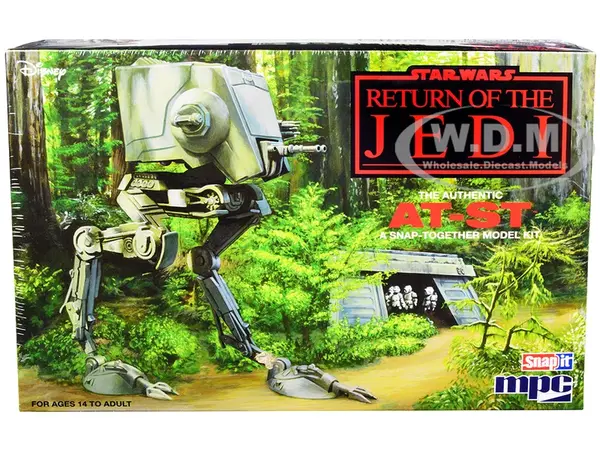 Skill 2 Snap Model Kit AT-ST "Star Wars Return of the Jedi" Movie Scale Model by MPC