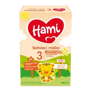 HAMI 3 Vanilka batolecí mléko 600 g
