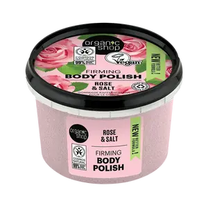 ORGANIC SHOP Tělový peeling Růže a sůl 250 ml
