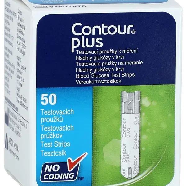 CONTOUR PLUS Diagnostické proužky 50 ks