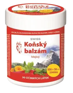 SWISS Koňský balzám hřejivý 500+50ml 550 ml