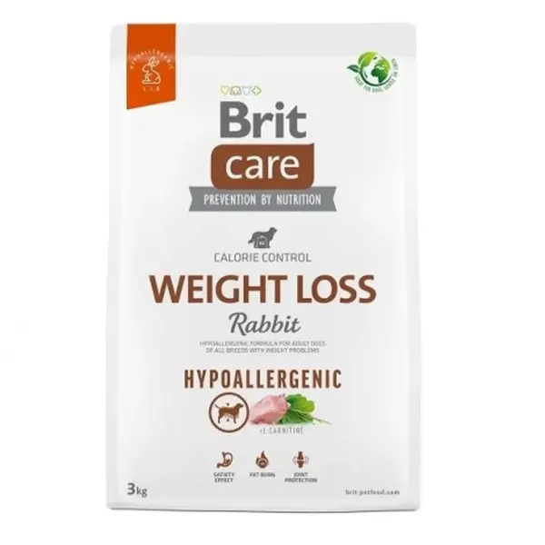Brit Care Dog Hypoallergenic Weight Loss Rabbit 3 kg | Granule pro psy