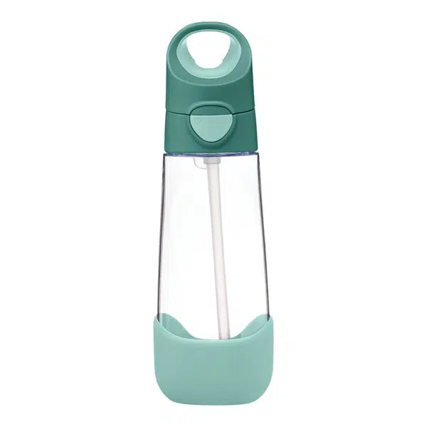 B.BOX Lahev na pití s brčkem - emerald forest 600ml