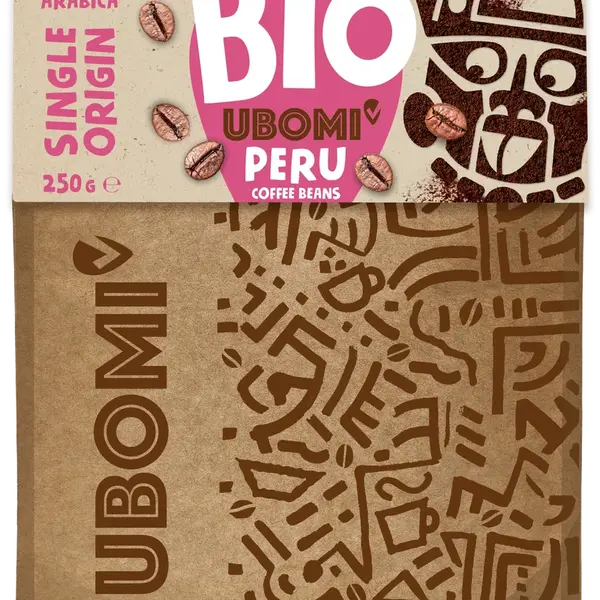 UBOMI BIO Peru zrnková káva 250 g