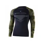 Moto thermo triko Rebelhorn Freeze Jersey LS černá-kamufláž XS