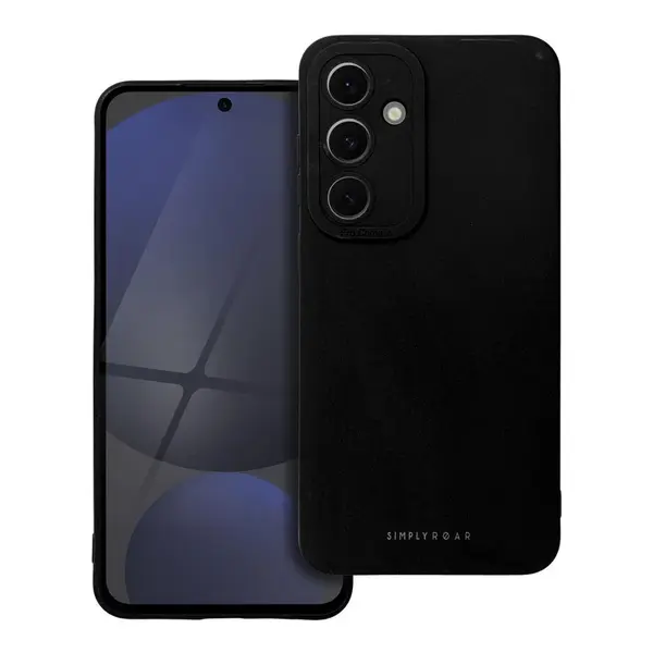 Zadní ochranný kryt ROAR case LUNA pro Samsung Galaxy S24 FE, černá