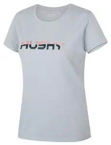 Husky Tee Wild L S, light grey Dámské bavlněné triko