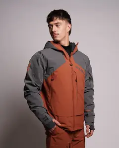 Husky Geilo M XXXL, brown/grey Pánská lyžařská bunda