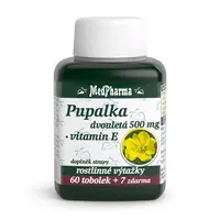 MedPharma Pupalka dvouletá 500 mg + Vitamín E 67 tobolek