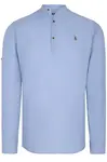 G783 DEWBERRY JUDGE COLLAR MEN'S SHIRT-BLUE
