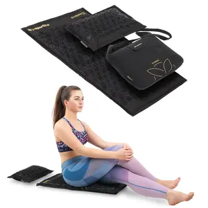 Akupresurní podložka a polštář inSPORTline EcoSpike černá