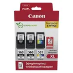 Canon PG-560 2x + CL-561 3712C012 barevná (CMYK) sada originální cartridge