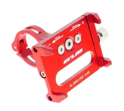 Kovový držák na kolo G85, červená