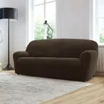 Super strečové potahy NIAGARA tabáková trojkřeslo (š. 180 - 230 cm)