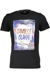 CAVALLI CLASS SHORT SLEEVE T-SHIRT MEN BLACK