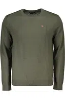 NAPAPIJRI GREEN MEN'S SWEATER