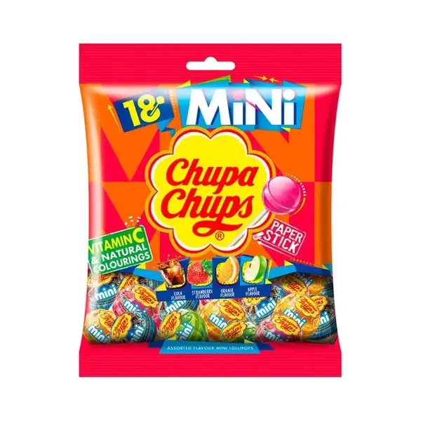 Chupa Chups Mini Best of bag vit.C 108g