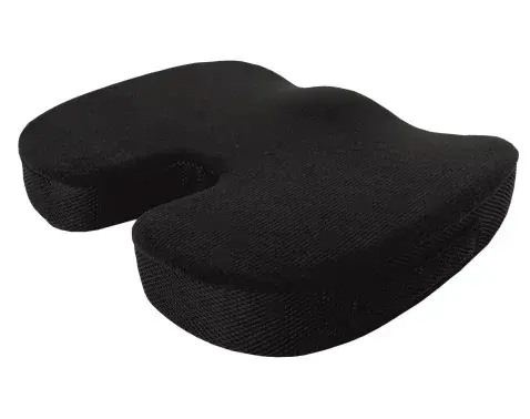 Ergonomický podsedák na židli Ergo Plus, černý