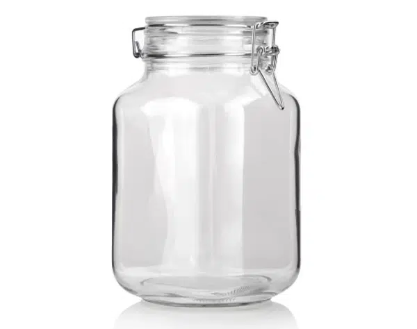 Dóza na potraviny skleněná, 2 l
