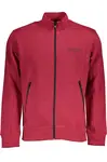 US GRAND POLO MEN'S RED ZIP SWEATSHIRT