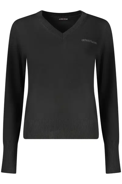 GUESS JEANS WOMEN'S BLACK SWEATER