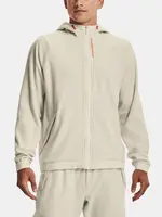 Under Armour Mikina UA RUSH FLEECE FZ HOODIE-BRN - Pánské