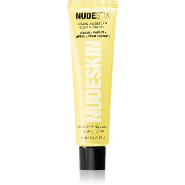 Nudestix Nudeskin Lemon-Aid Detox & Glow Micro-Peel rozjasňující peeling na obličej 60 ml