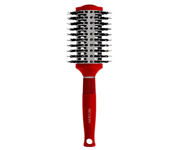 Kulatý foukací kartáč Revlon Nano Ion+ Ceramic - 46 mm, červený (RV3005UKER) + dárek zdarma