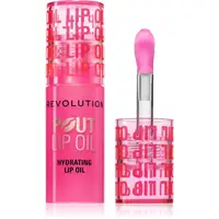 Revolution Pout Lip olej na rty s hydratačním účinkem odstín Raspberry Pink 3 ml